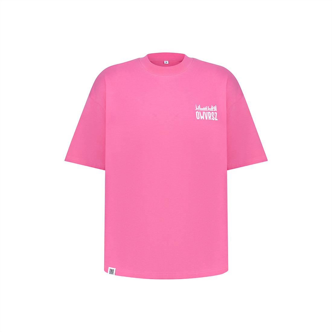 Oversized Pink Tee Symphony