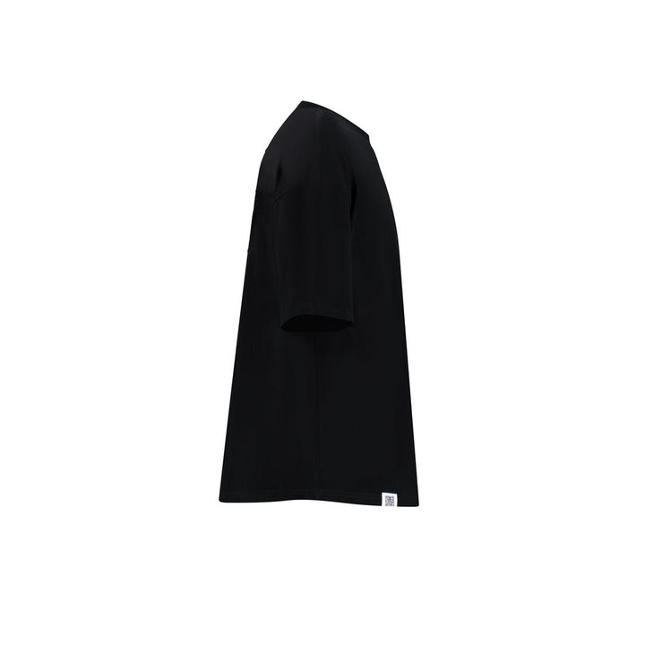 Oversized Black Basic Tee - OWVRSZ