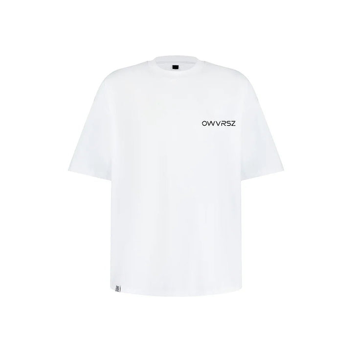 Oversized Limited Edition White Tee - OWVRSZ - اوفرسايز