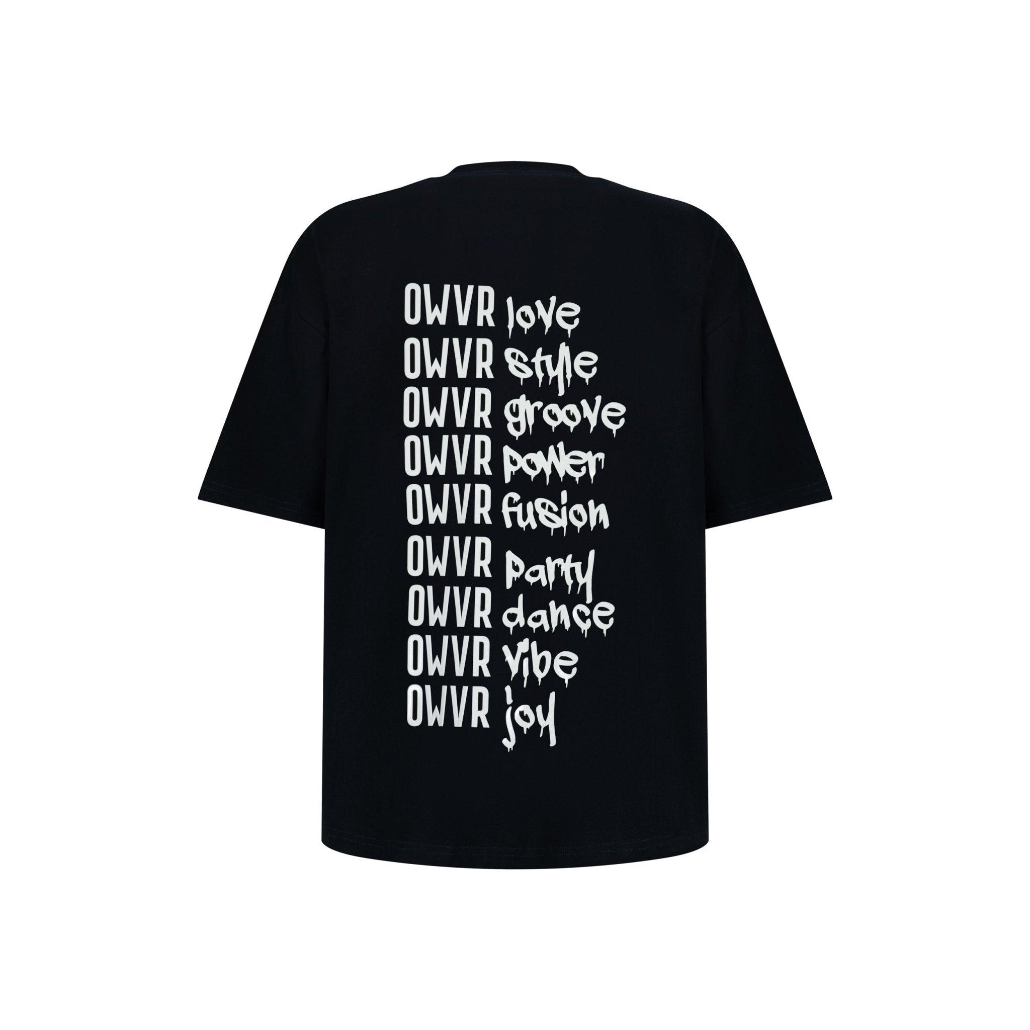 HUECLOSET (ヒュー)★ Racing Wash Over T-Shirt HUF x GReddy Racing Performance (oversized) Tee - Washed Black